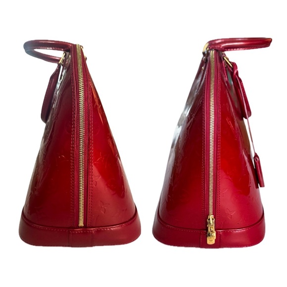 LOUIS VUITTON Vernis Alma GM – (Red) Pomme D’Amour 2010 w/ Cert of Authenticity - Picture 8 of 16